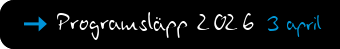 Programsläpp 2026