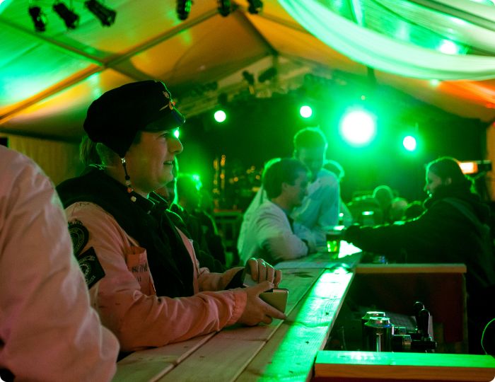 Öltält: Irländsk afton