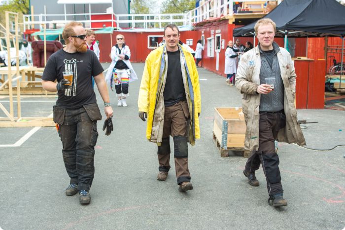 Byggplatsen dag 6