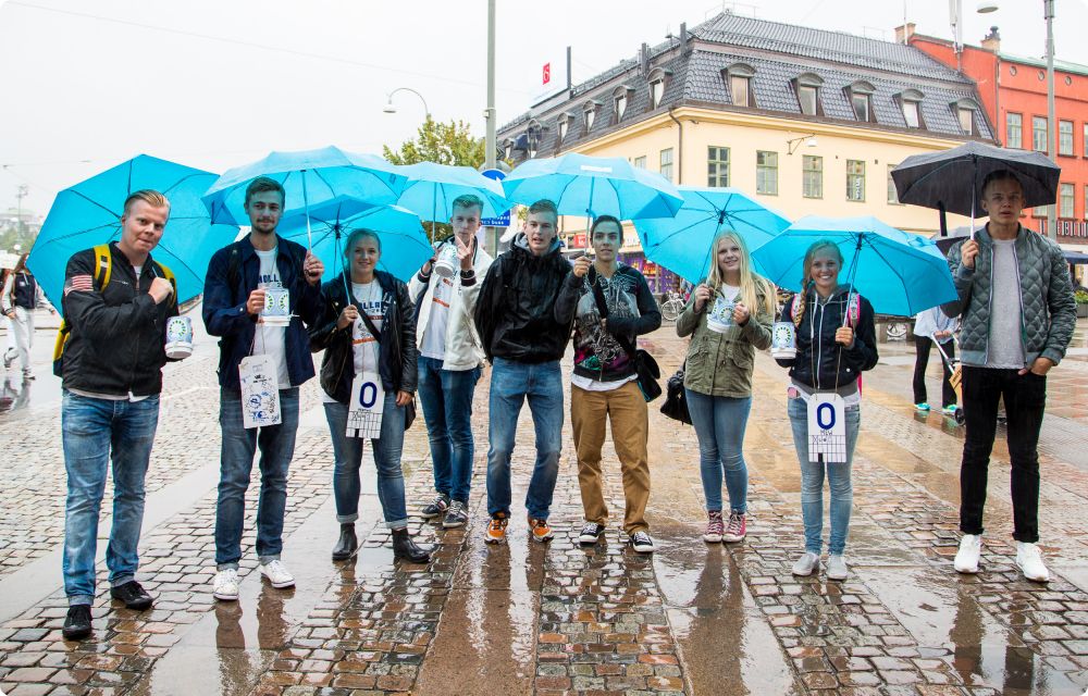 Mottagningskampen: Insamlingen
