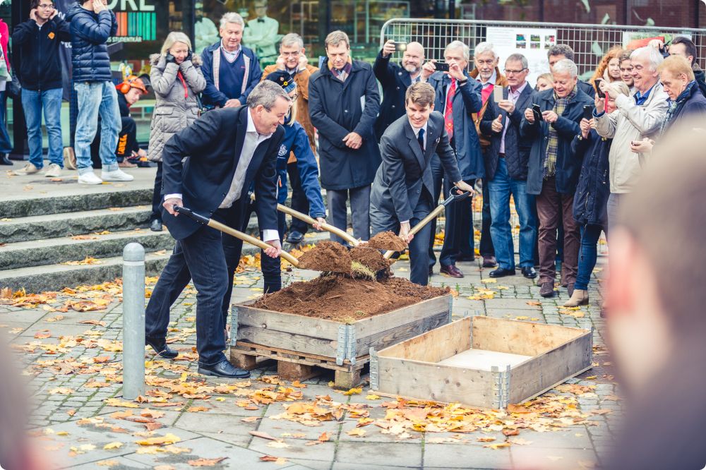 Första spadtaget Kårhus på landet