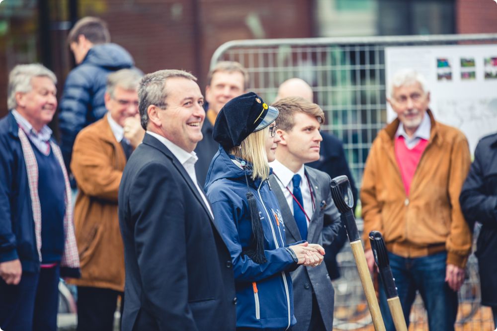 Första spadtaget Kårhus på landet
