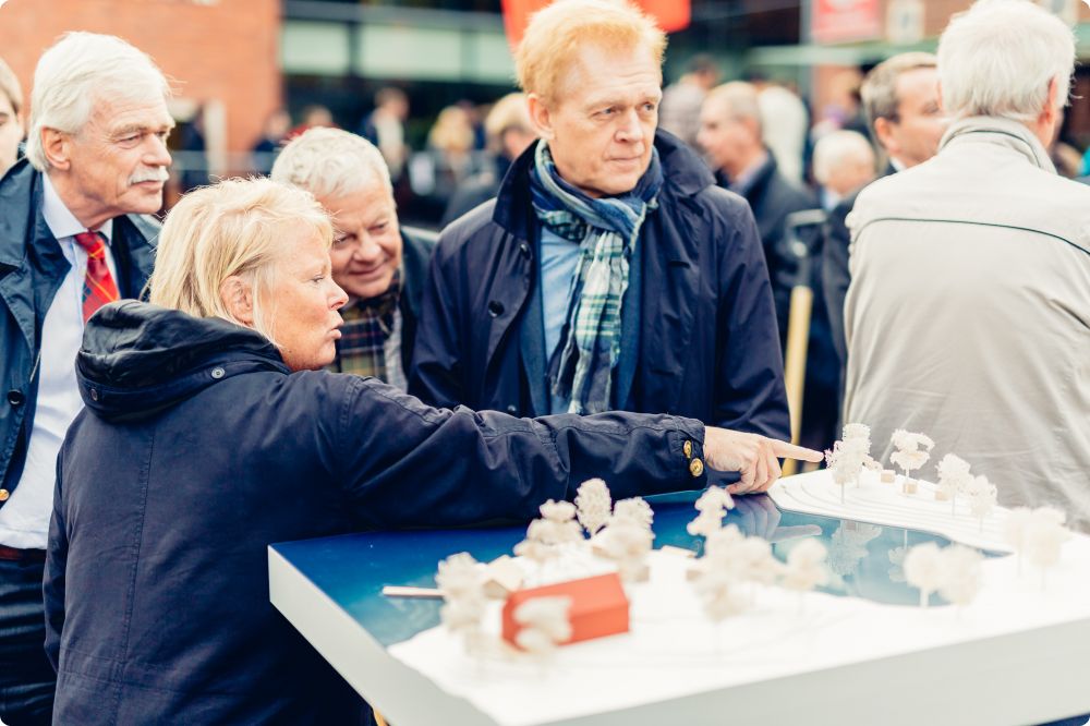 Första spadtaget Kårhus på landet