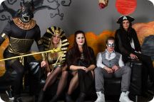 Halloweenkalaset: Studion