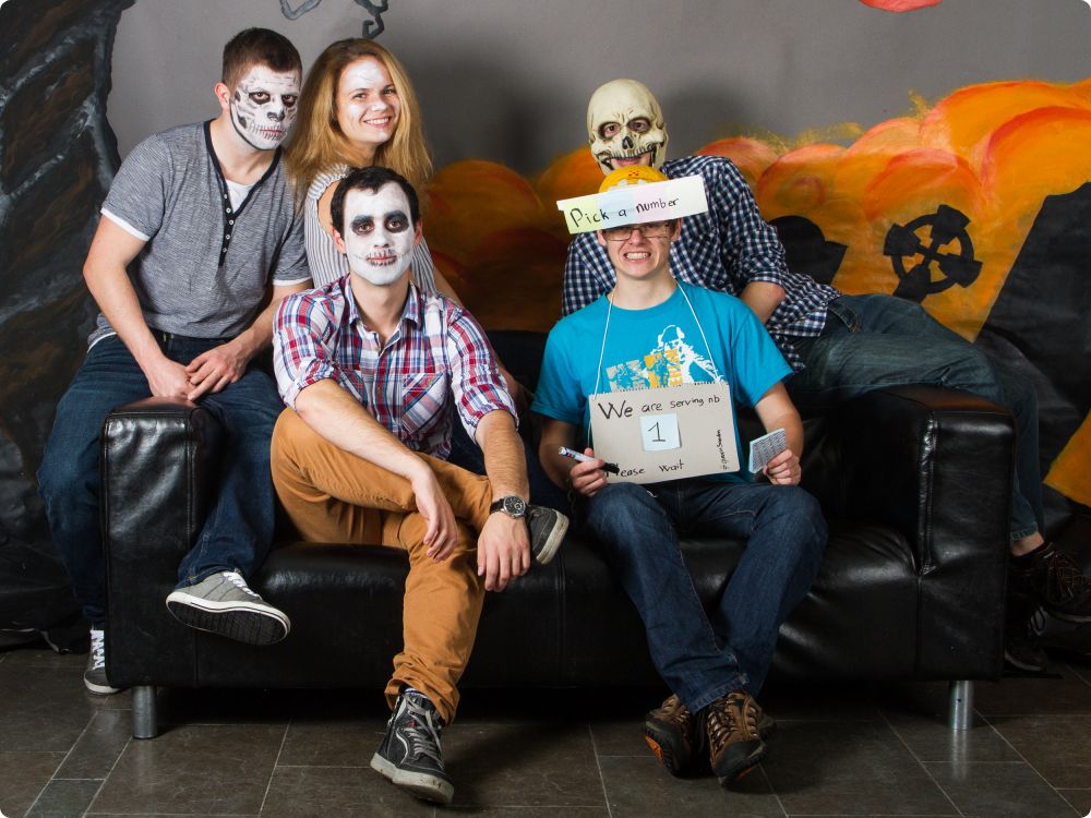 Halloweenkalaset: Studion