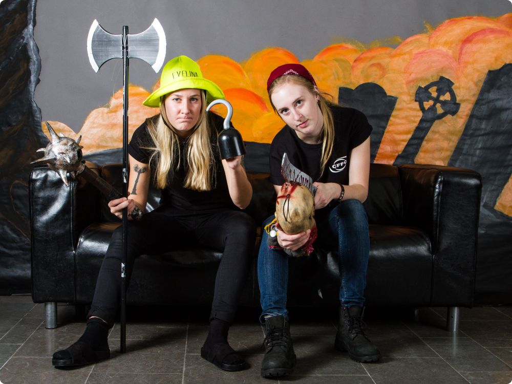 Halloweenkalaset: Studion