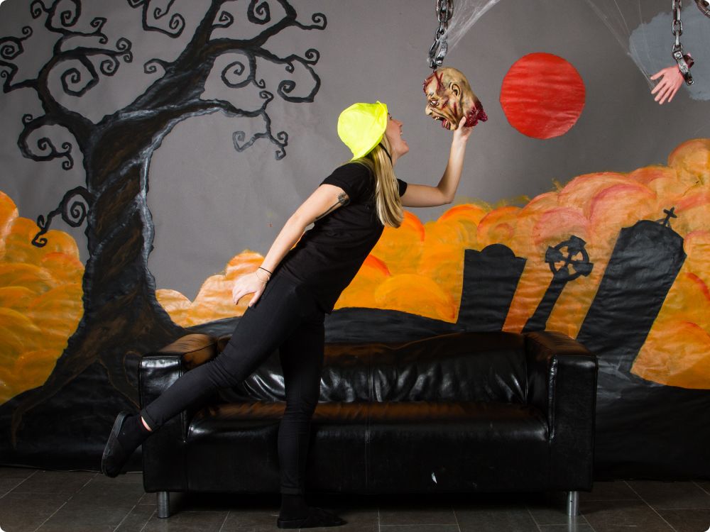 Halloweenkalaset: Studion