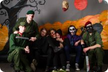 Halloweenkalaset: Studion