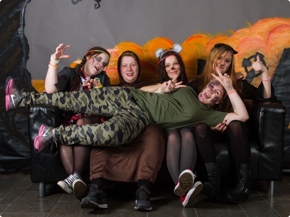 Halloweenkalaset: Studion