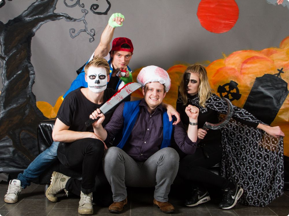 Halloweenkalaset: Studion