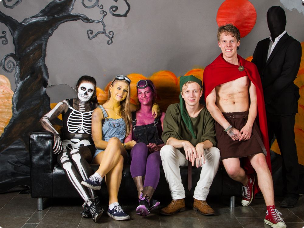 Halloweenkalaset: Studion