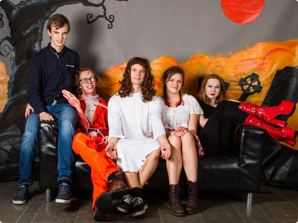 Halloweenkalaset: Studion