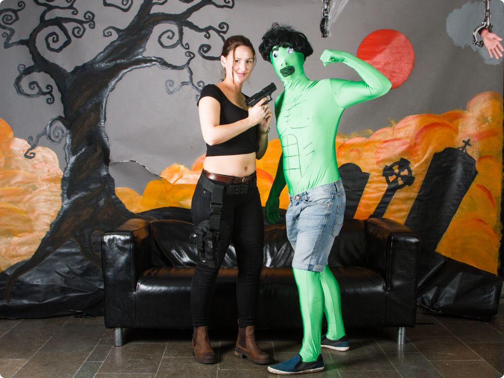 Halloweenkalaset: Studion
