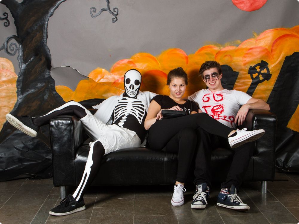 Halloweenkalaset: Studion
