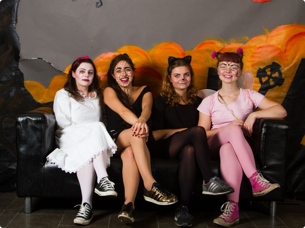 Halloweenkalaset: Studion
