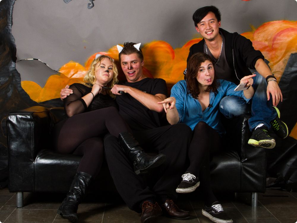 Halloweenkalaset: Studion