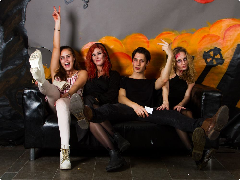 Halloweenkalaset: Studion
