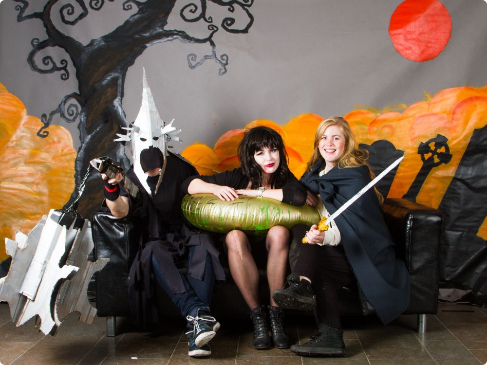 Halloweenkalaset: Studion