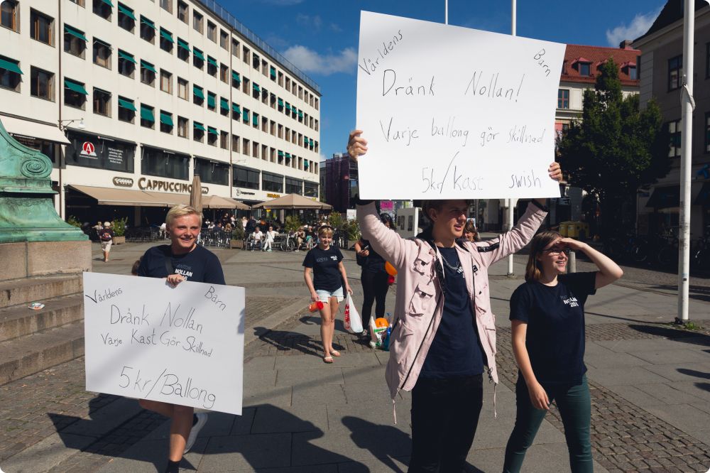 Mottagningskampen: Insamlingen