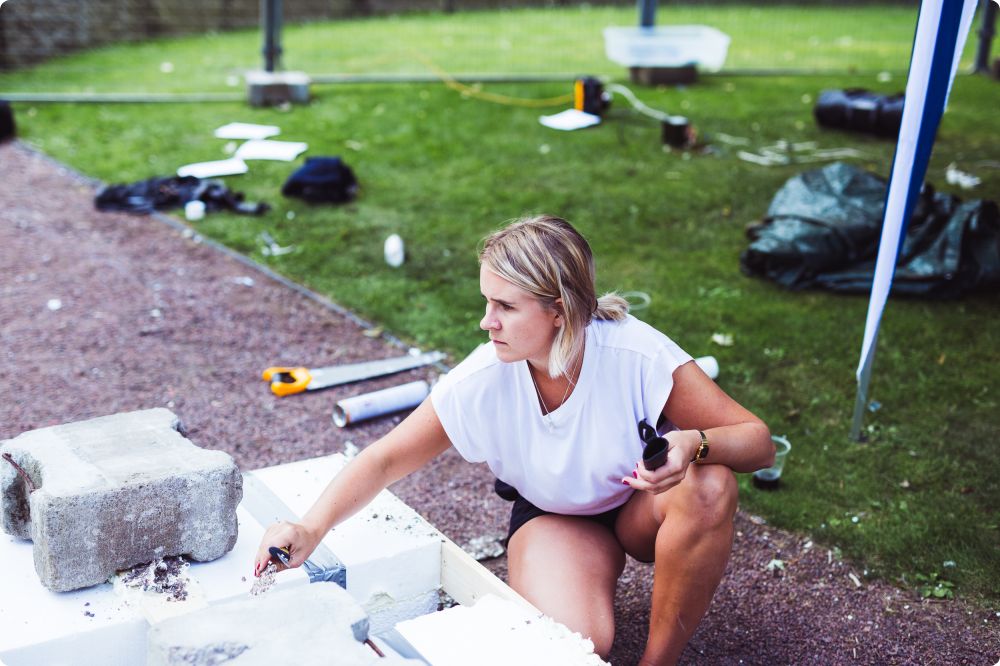Byggplats båtbygge