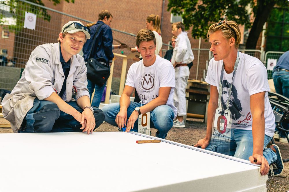 Byggplats båtbygge