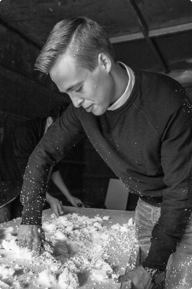 Byggplats båtbygge