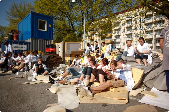 Cortègen: Byggdag 5