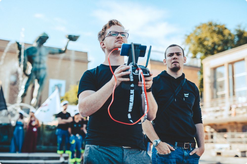 Behind the scenes - Mottagningsfilmen