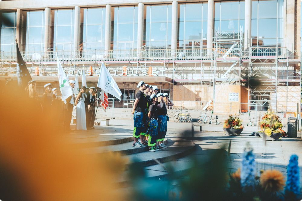 Behind the scenes - Mottagningsfilmen