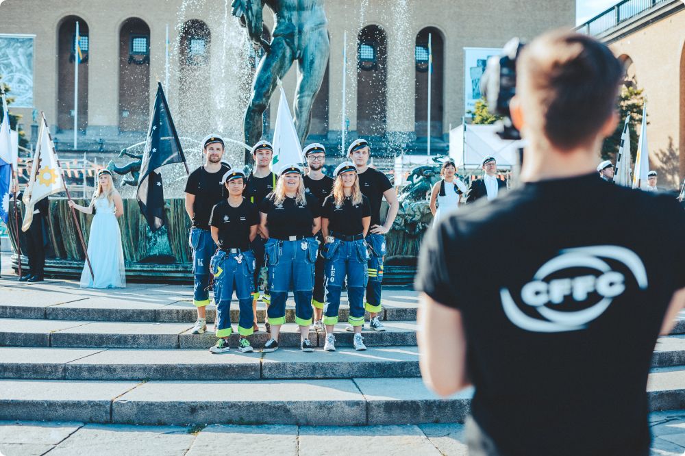 Behind the scenes - Mottagningsfilmen