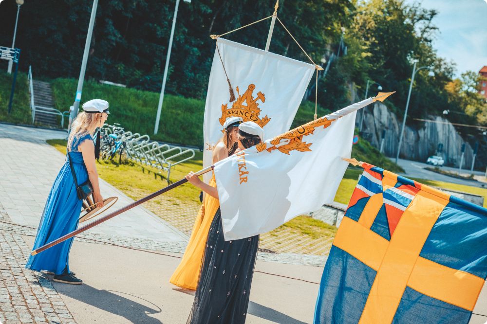 Behind the scenes - Mottagningsfilmen