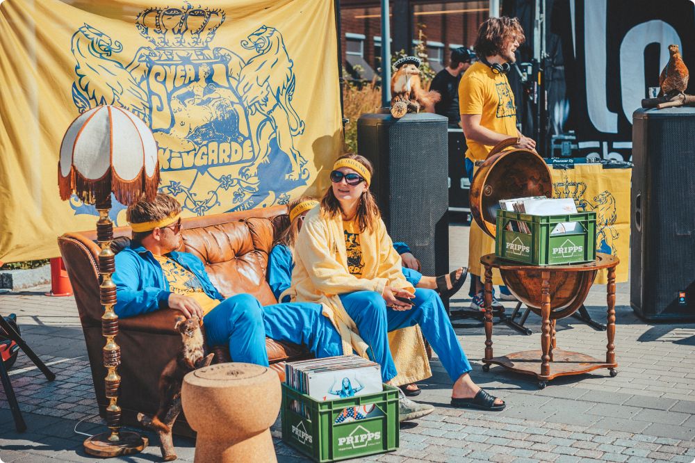 Behind the scenes - Mottagningsfilmen