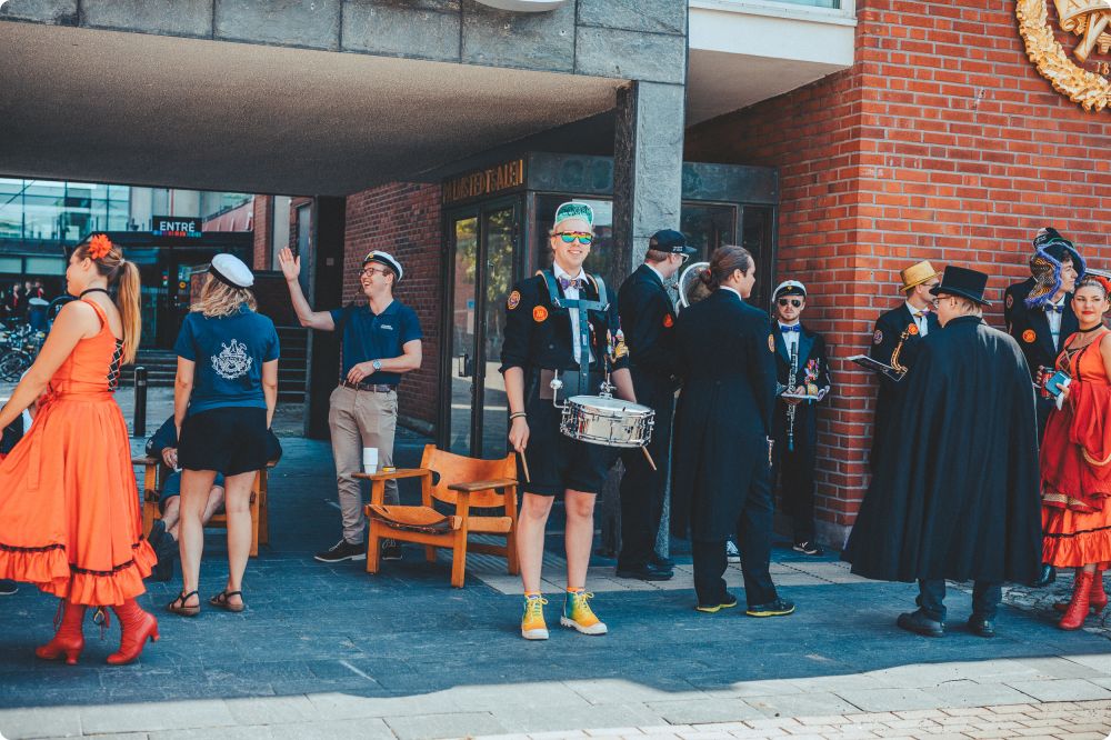 Behind the scenes - Mottagningsfilmen