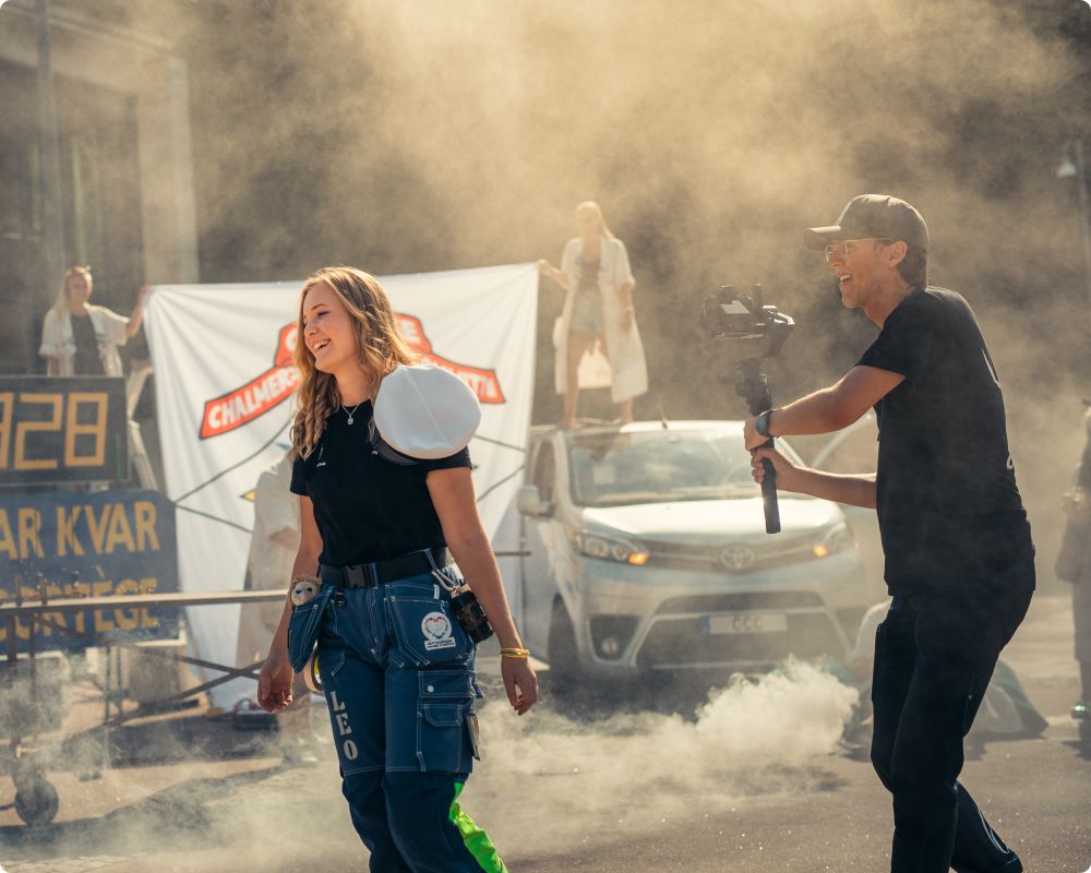 Behind the scenes - Mottagningsfilmen