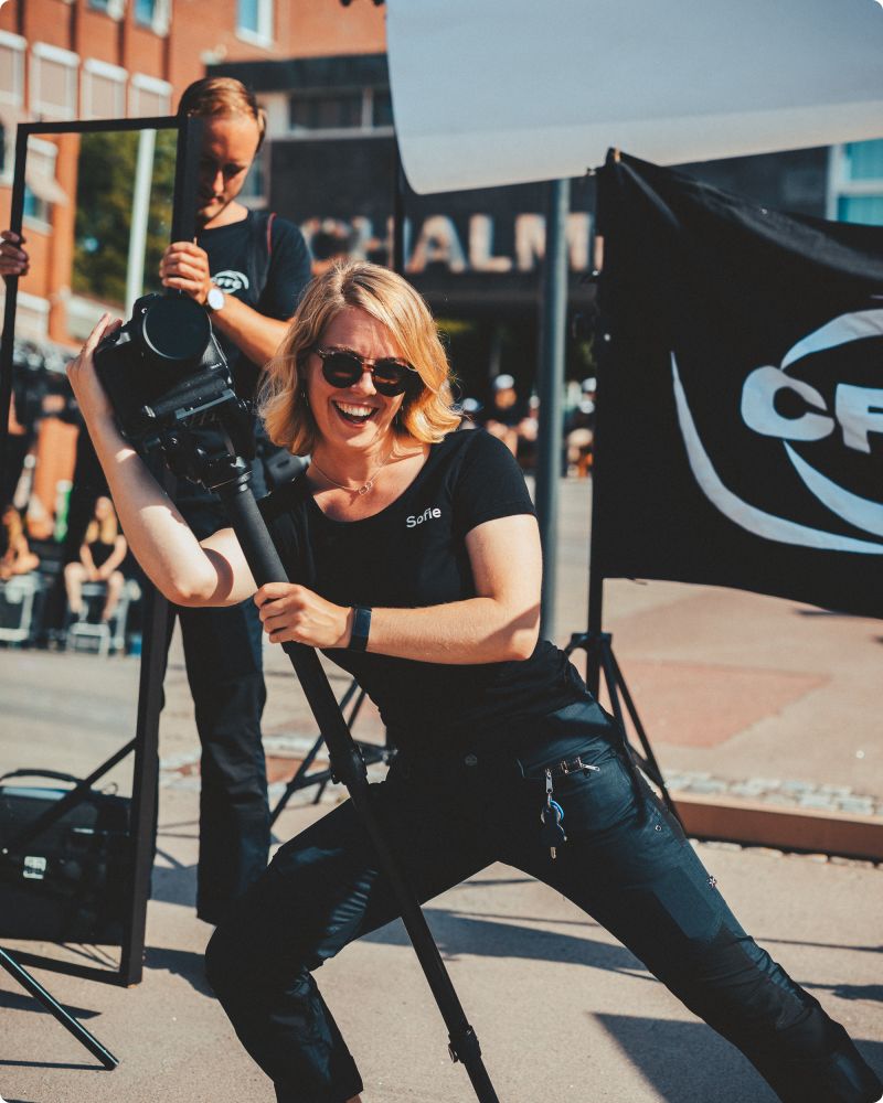 Behind the scenes - Mottagningsfilmen