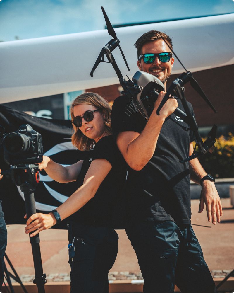 Behind the scenes - Mottagningsfilmen