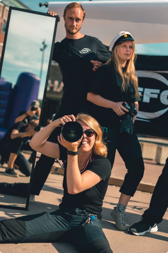 Behind the scenes - Mottagningsfilmen