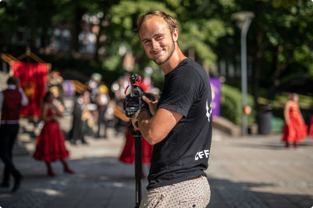Behind the scenes - Mottagningsfilmen