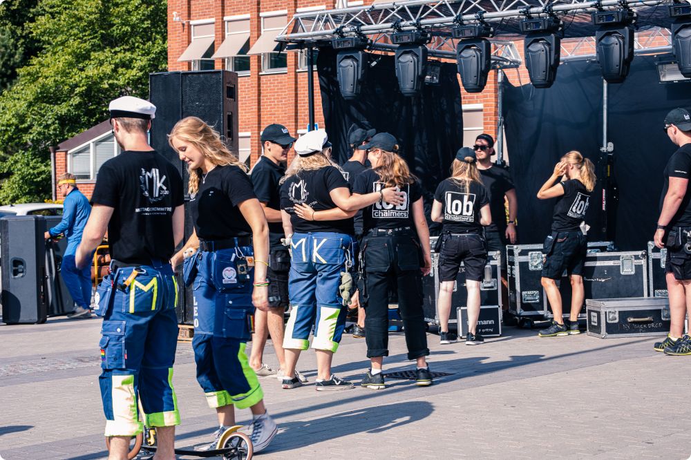 Behind the scenes - Mottagningsfilmen