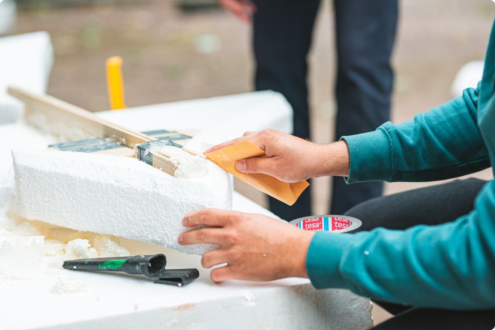 Kappflygningen byggplats