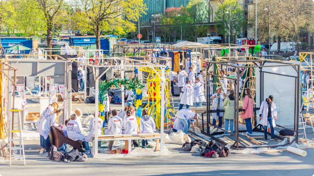 Byggplatsen Dag 5